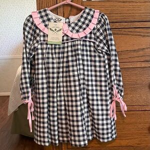 The Oaks Apparel Navy & White Size 2 Dress